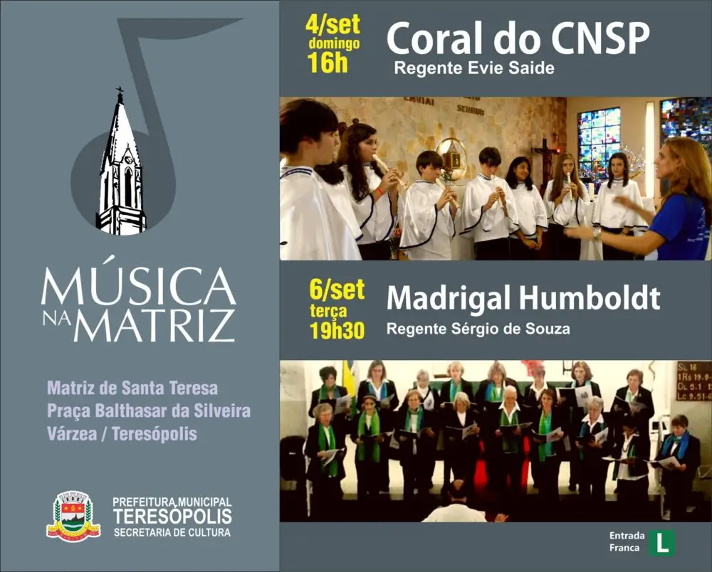 MUSICA NA MATRIZ 4 SETEMBRO CORAL COLEGIO N SRA PIEDADE