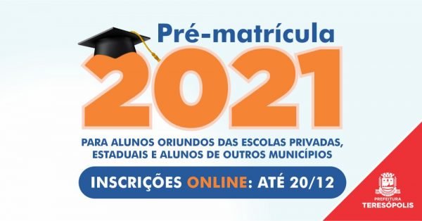 Leia mais sobre o artigo Pré-matrícula para alunos oriundos das escolas privadas, estaduais e de outros municípios