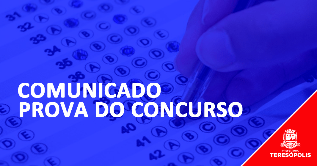 Você está visualizando atualmente Prova do Concurso para professores da Rede de Ensino de Teresópolis é adiada para fevereiro de 2021