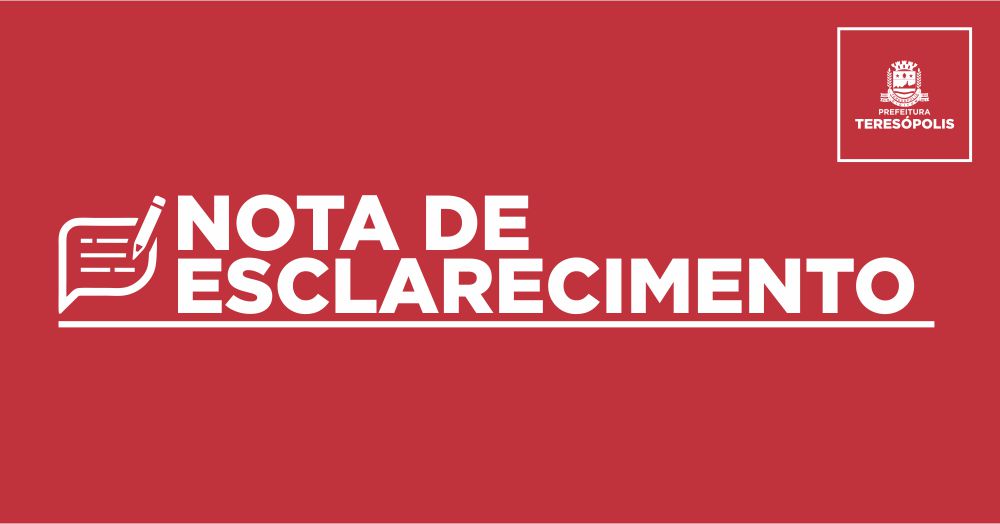 Read more about the article Nota de Esclarecimento sobre parecer prévio das contas do município