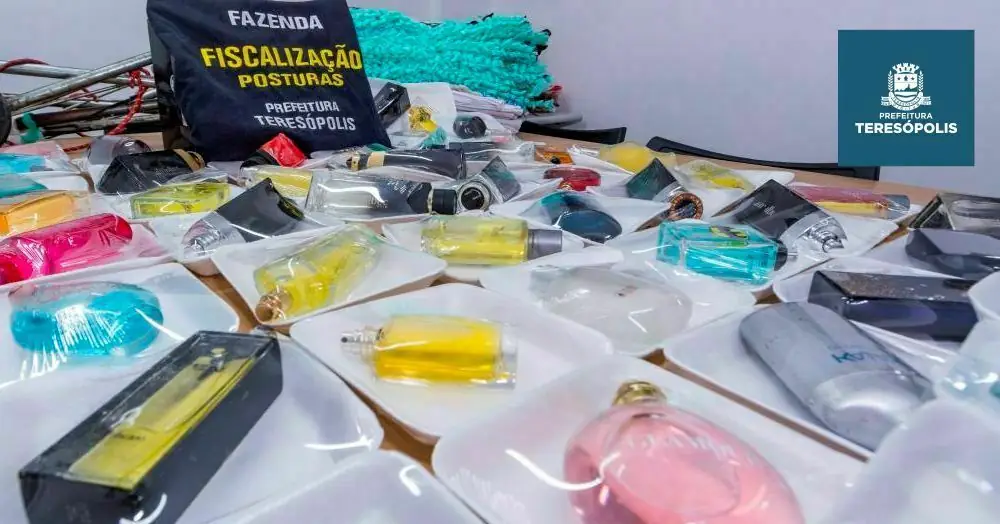 Você está visualizando atualmente Prefeitura faz apreensão de perfumes falsificados no centro da cidade