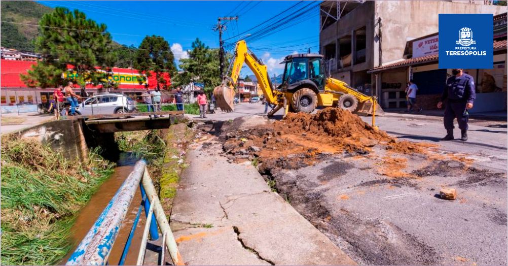 Leia mais sobre o artigo Prefeitura inicia obra de muro de contenção na Avenida Melvyn Jones, no Meudon