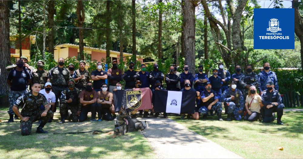 Leia mais sobre o artigo Treinão da Guarda Municipal reúne Polícia do Exército e Companhias de Operações com Cães de cinco municípios em Teresópolis