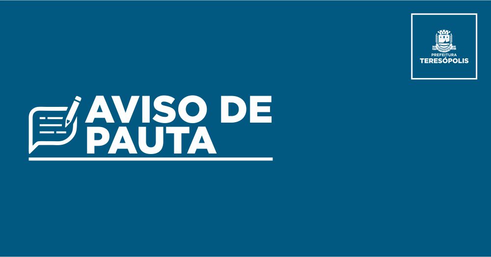 Você está visualizando atualmente Aviso de Pauta: Prefeito Vinicius Claussen recebe Grupo de Trabalho do Governo do Estado para acompanhar obras em Teresópolis