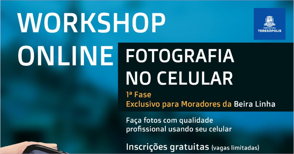 No momento, você está visualizando Secretaria de Cultura abre inscrições para Workshop online de Fotografia no Celular na próxima segunda, 29