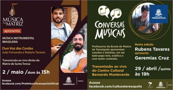 Leia mais sobre o artigo Secretaria de Cultura apresenta nova edição do projeto ‘Conversas Musicais’ nesta quinta, 29