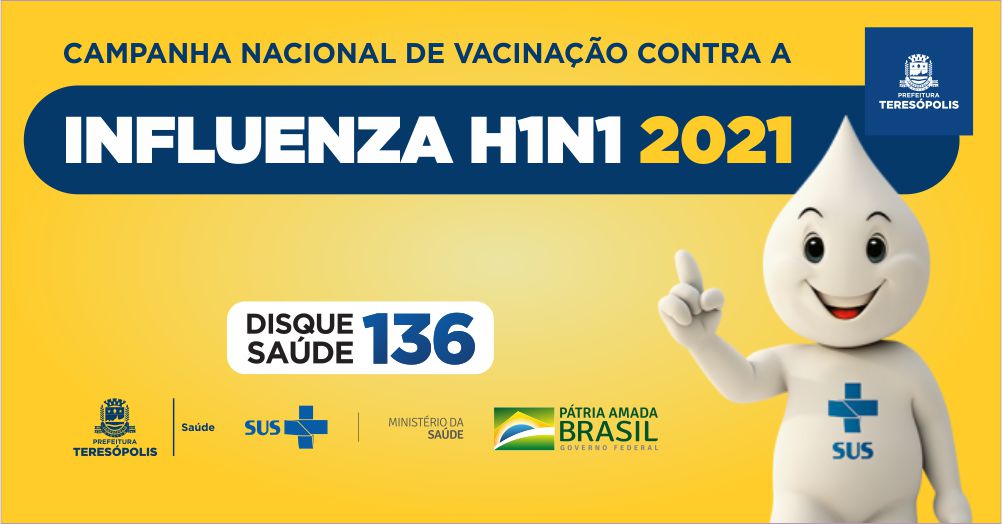 Leia mais sobre o artigo Teresópolis inicia Campanha Nacional de Vacinação contra a Influenza H1N1 2021
