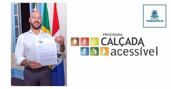 Leia mais sobre o artigo Teresópolis renova adesão ao ‘Programa Calçada Acessível’