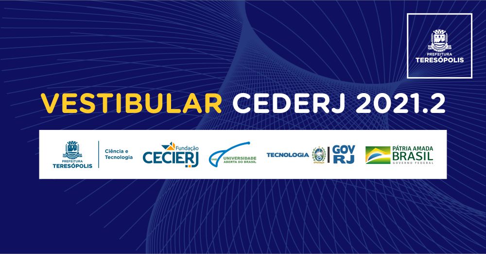 Você está visualizando atualmente Vestibular CEDERJ 2021.2: próximo dia 20 será divulgado Cartão de Confirmação de Inscrição