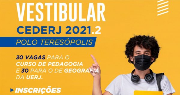 Leia mais sobre o artigo Vestibular Cederj 2021.2: Inscrições prorrogadas até a próxima quinta, 17