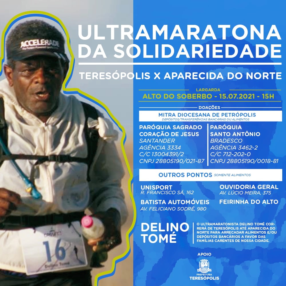 Você está visualizando atualmente Ultramaratonista de Teresópolis fará corrida beneficente até Aparecida do Norte