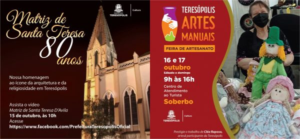Read more about the article Matriz de Santa Teresa 80 anos e Teresópolis Artes Manuais