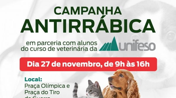 Leia mais sobre o artigo Teresópolis terá ação de vacinação contra a raiva para cães e gatos neste sábado (27)