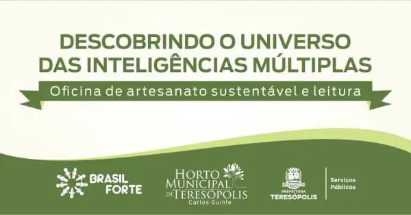 Leia mais sobre o artigo Horto Municipal recebe oficina de artesanato sustentável e leitura