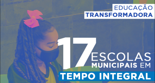 Read more about the article Educação transformadora: 17 escolas municipais funcionarão em horário integral este ano