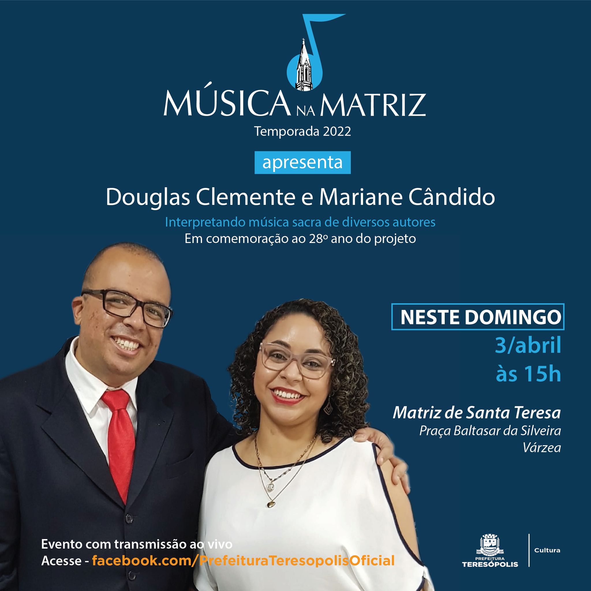 No momento, você está visualizando ‘Música Matriz’ comemora 28 anos de criação com apresentação especial no próximo domingo, 3