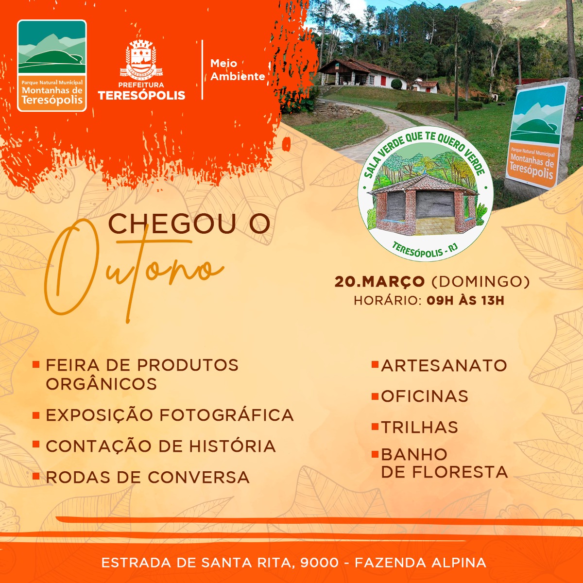 No momento, você está visualizando Prefeitura celebra a chegada do Outono com programação especial no domingo, 20/03, no Parque Montanhas de Teresópolis