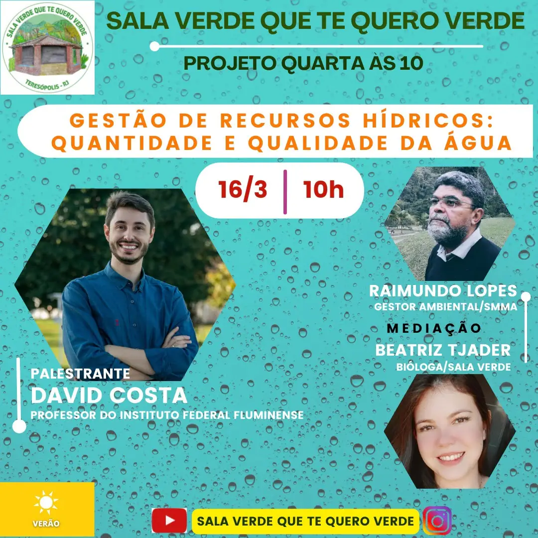 No momento, você está visualizando Gestão de recursos hídricos é tema do ‘Quarta às 10’