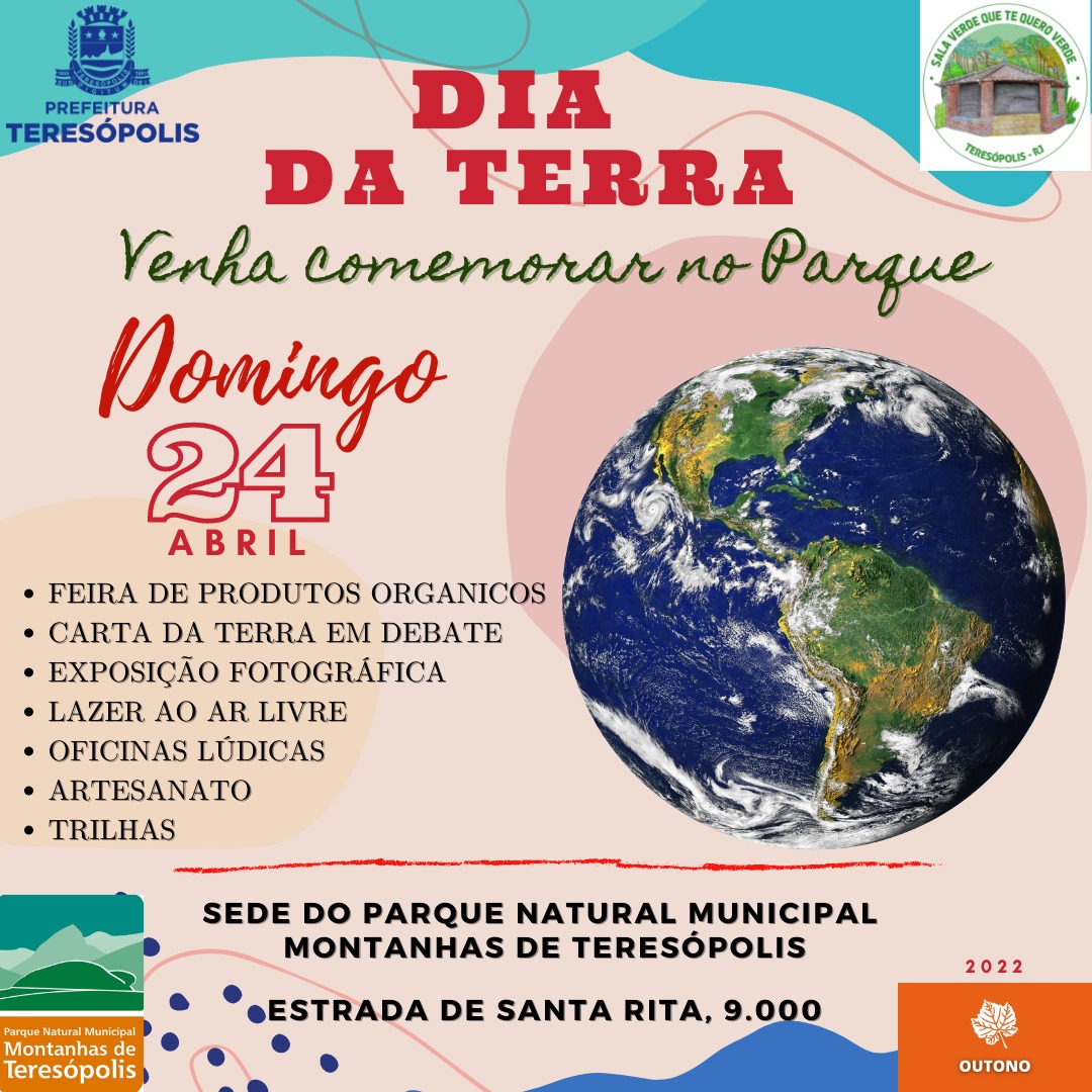 Leia mais sobre o artigo Meio Ambiente comemora Dia da Terra neste domingo, 24/04, no Parque Municipal Montanhas de Teresópolis