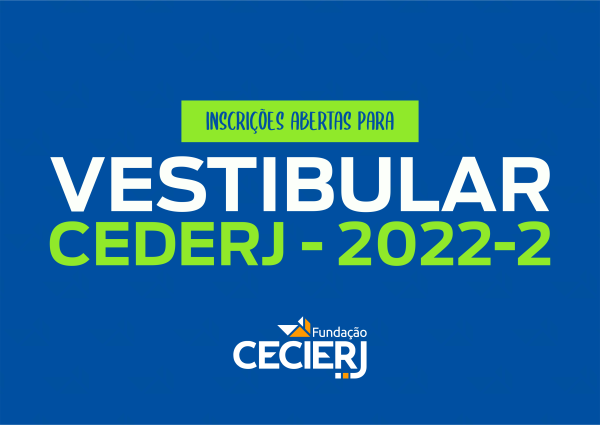 Read more about the article Vestibular Cederj 2022.2 com inscrições abertas