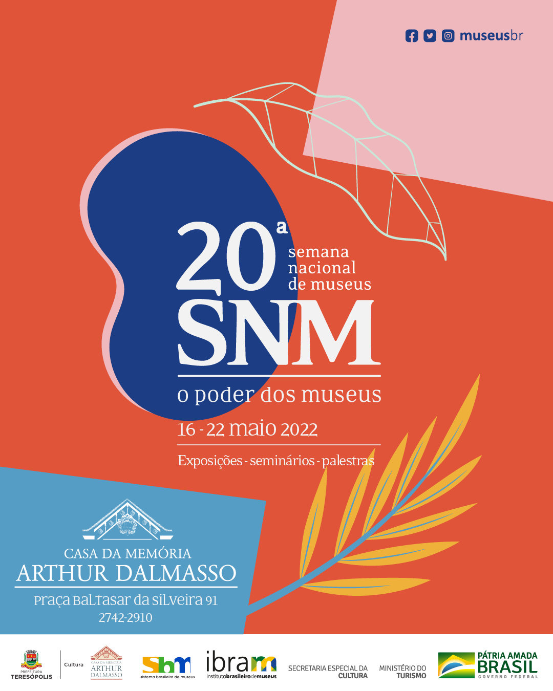 You are currently viewing 20ª Semana Nacional dos Museus terá exposição, sarau, contação de história, visitação a parques e exibição de filme em Teresópolis