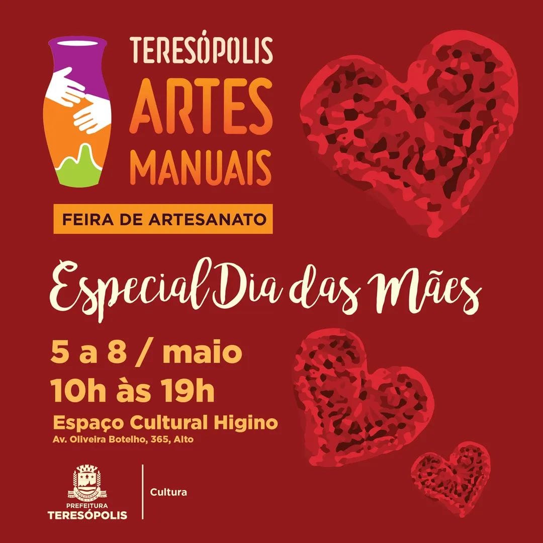 Você está visualizando atualmente Feira Teresópolis Artes Manuais tem edição especial pelo Dia das Mães