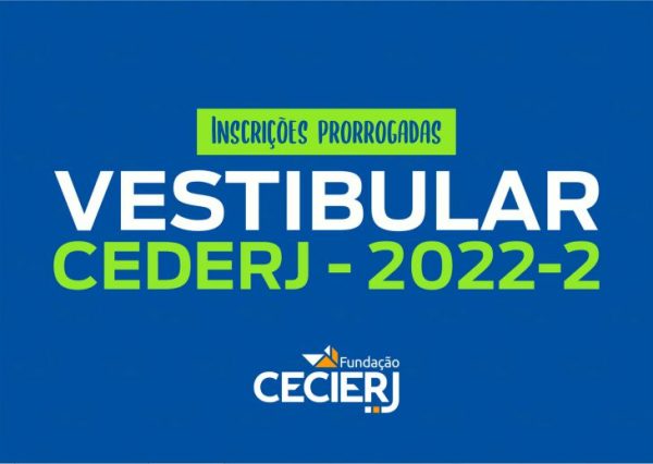 Leia mais sobre o artigo Inscrições para o Vestibular Cederj 2022.2 foram prorrogadas até dia 15 de maio