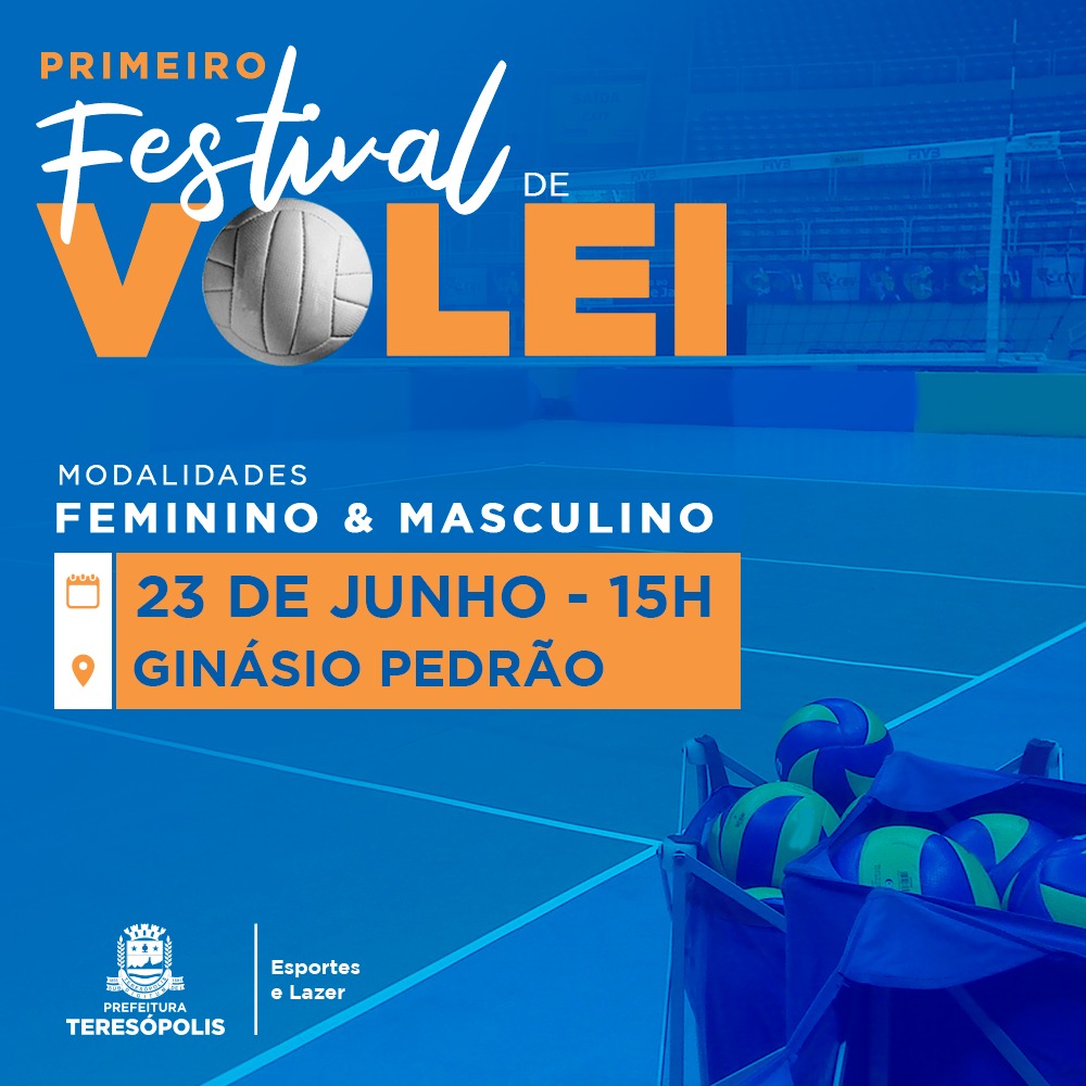 Leia mais sobre o artigo Dia Nacional do Vôlei será comemorado com Festival em Teresópolis