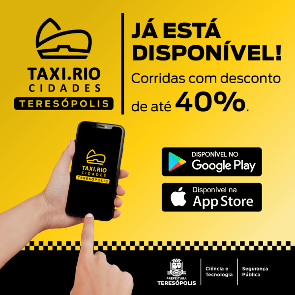 Leia mais sobre o artigo Aplicativo Taxi.Rio.Cidades já está funcionando em Teresópolis