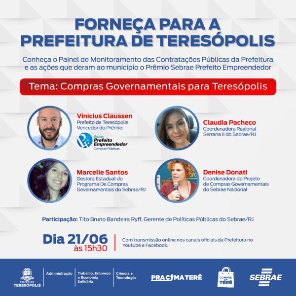Read more about the article Prefeitura de Teresópolis lança painel para dar mais transparência às contratações públicas