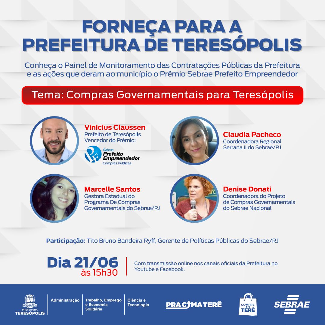 You are currently viewing Prefeitura de Teresópolis lança painel para dar mais transparência às contratações públicas