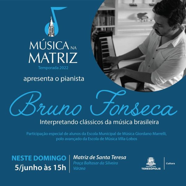Leia mais sobre o artigo Concerto do ‘Música na Matriz’ homenageia grandes nomes da música brasileira