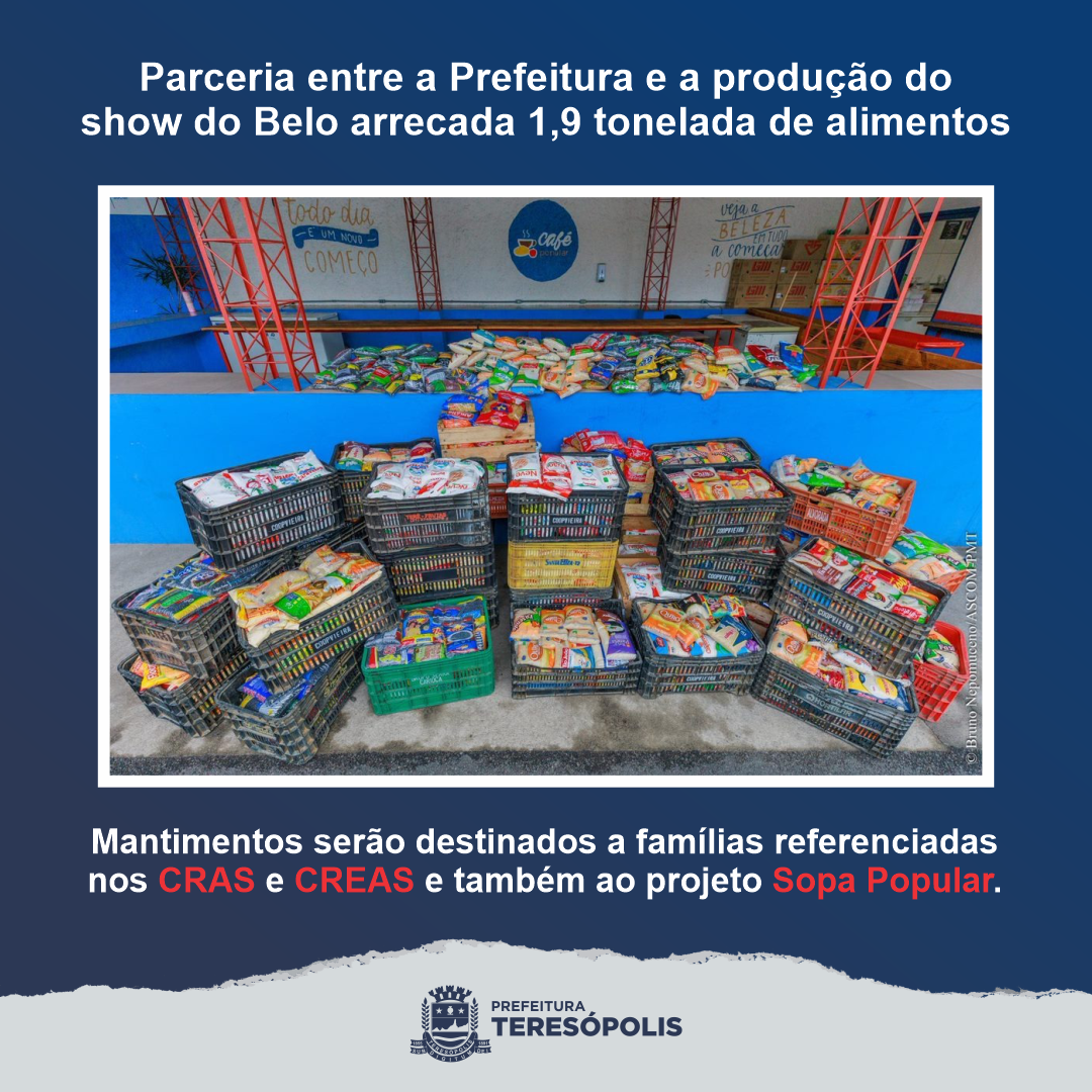 Você está visualizando atualmente Desenvolvimento Social recebe mais de 1.900kg de Alimentos para o projeto Sopa Popular