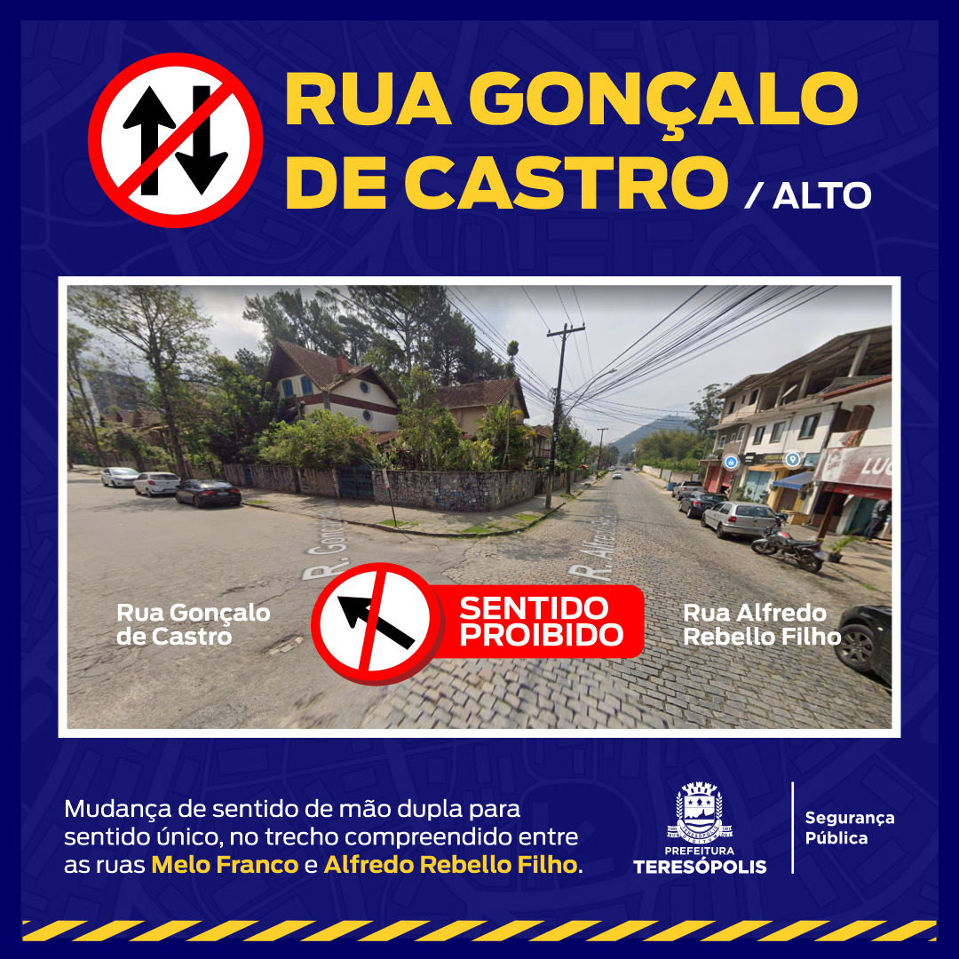 Você está visualizando atualmente Informe PMT: Alteração Trânsito Rua Gonçalo de Castro, Alto