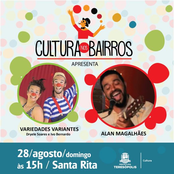 Read more about the article ‘Cultura nos Bairros’ e feira ‘Artes Manuais’ neste fim de semana em Teresópolis