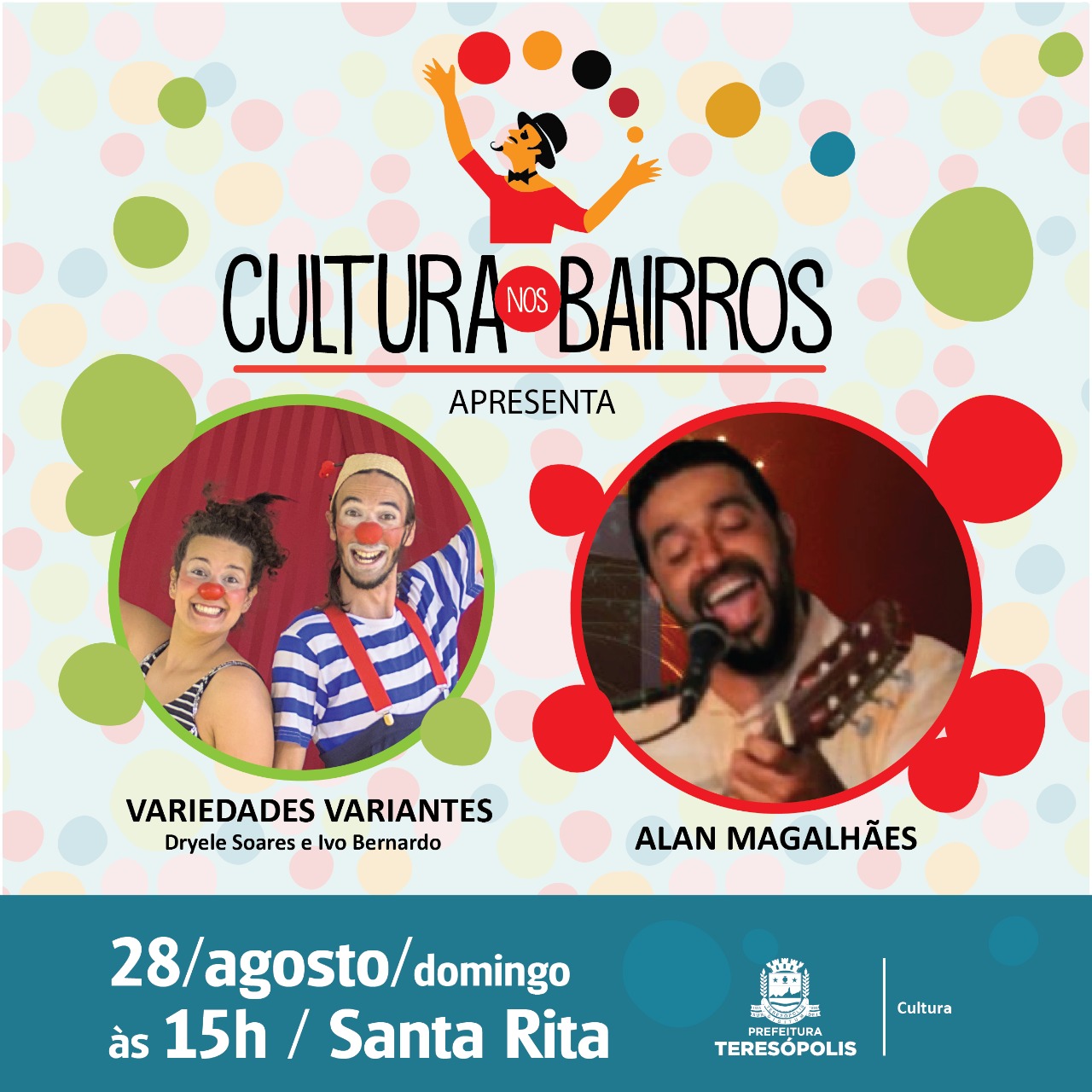 Você está visualizando atualmente ‘Cultura nos Bairros’ e feira ‘Artes Manuais’ neste fim de semana em Teresópolis