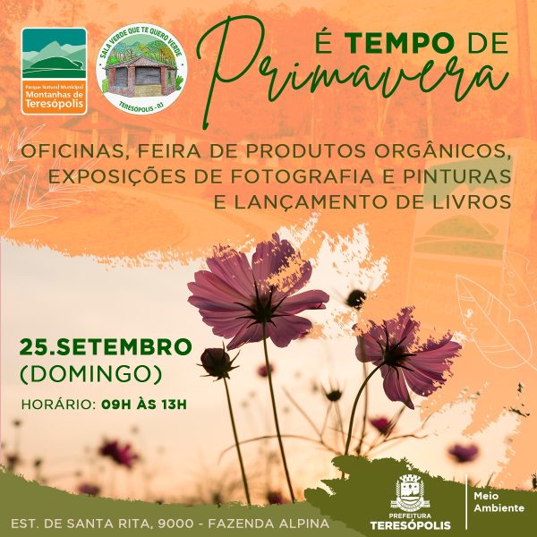 Leia mais sobre o artigo É tempo de Primavera’: Parque Municipal celebra a chegada da estação com programação especial no domingo, 25/09