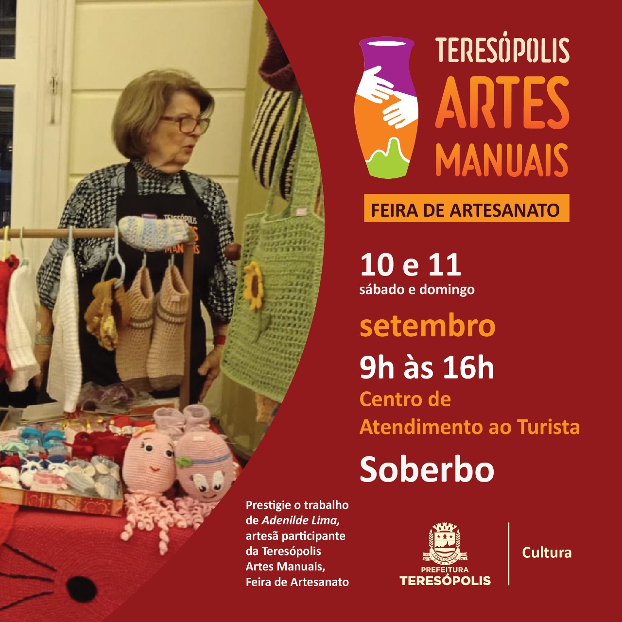 Você está visualizando atualmente Feira Teresópolis Artes Manuais movimenta o Centro de Atendimento ao Turista no fim de semana