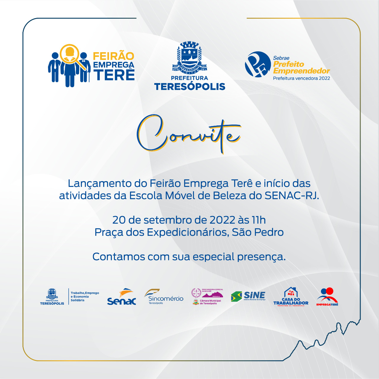 No momento, você está visualizando Lançamento do Feirão Emprega Terê e início das atividades da Escola Móvel de Beleza do Senac-RJ nesta terça, 20, no bairro São Pedro