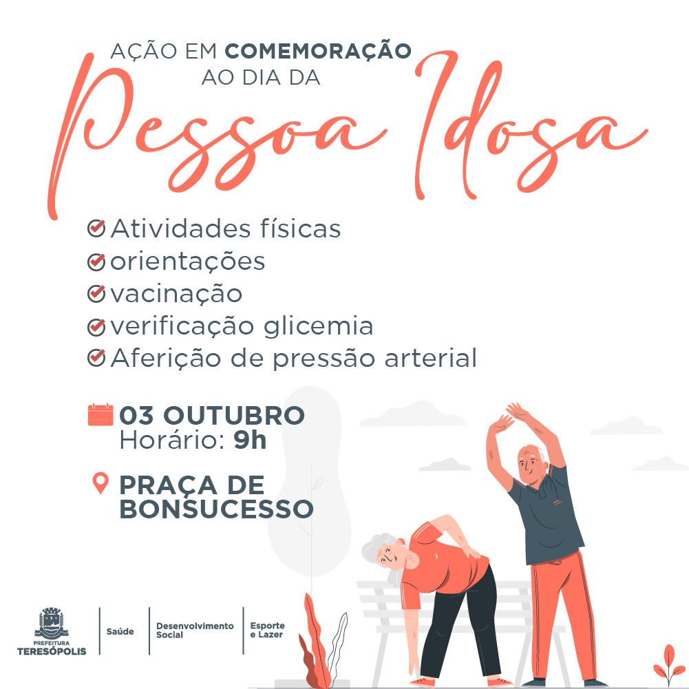 You are currently viewing Praça de Bonsucesso, no Terceiro Distrito, receberá ação comemorativa pelo Dia da Pessoa Idosa