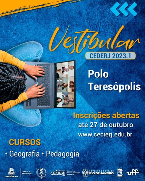 Leia mais sobre o artigo Vestibular Cederj 2023.1 com inscrições abertas até o próximo dia 27