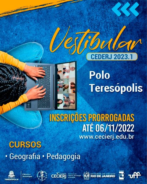 Leia mais sobre o artigo Inscrições para o Vestibular Cederj 2023.1 são prorrogadas até o próximo dia 6 de novembro