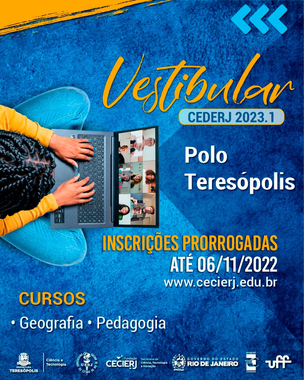 Você está visualizando atualmente Inscrições para o Vestibular Cederj 2023.1 são prorrogadas até o próximo dia 6 de novembro