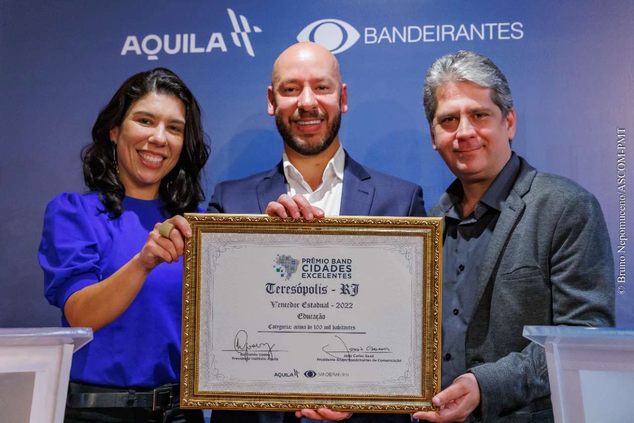No momento, você está visualizando Teresópolis conquista Prêmio Band Cidades Excelentes na categoria Educação