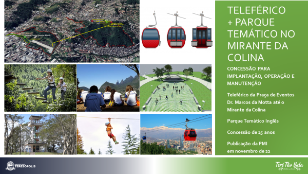 Leia mais sobre o artigo Prefeitura propõe criação de Teleférico e Parque Temático em Teresópolis