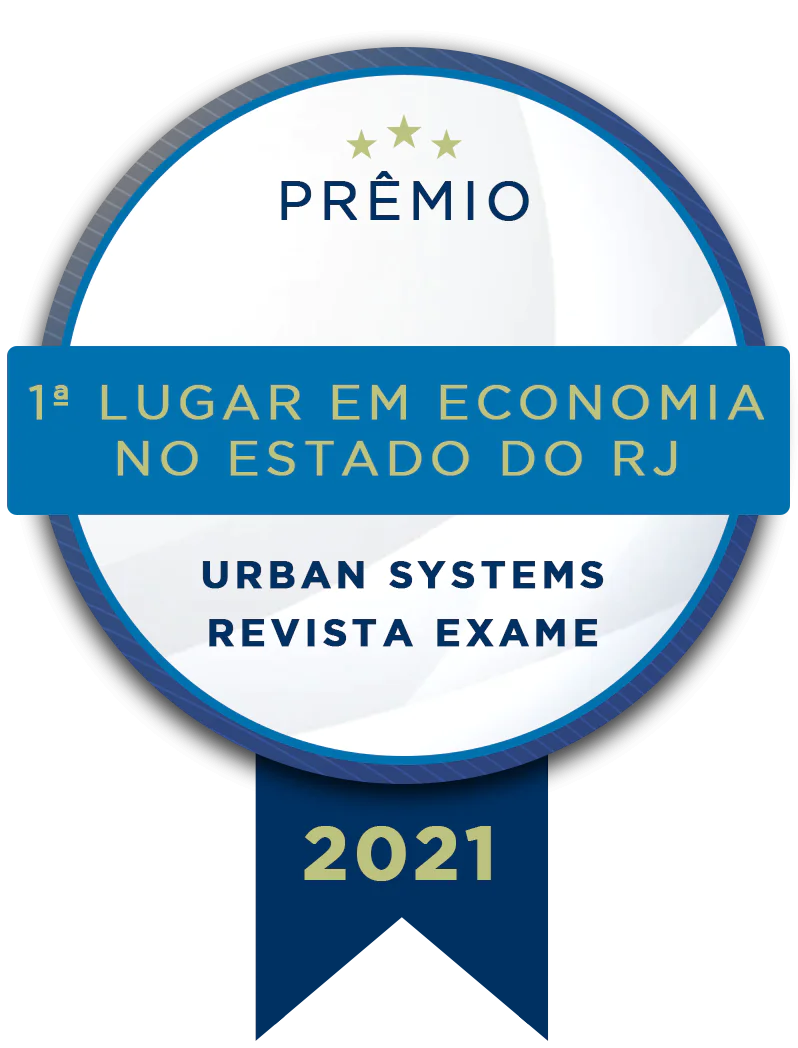 Selo primeiro lugar em economia do estado do rio de janeiro 2021