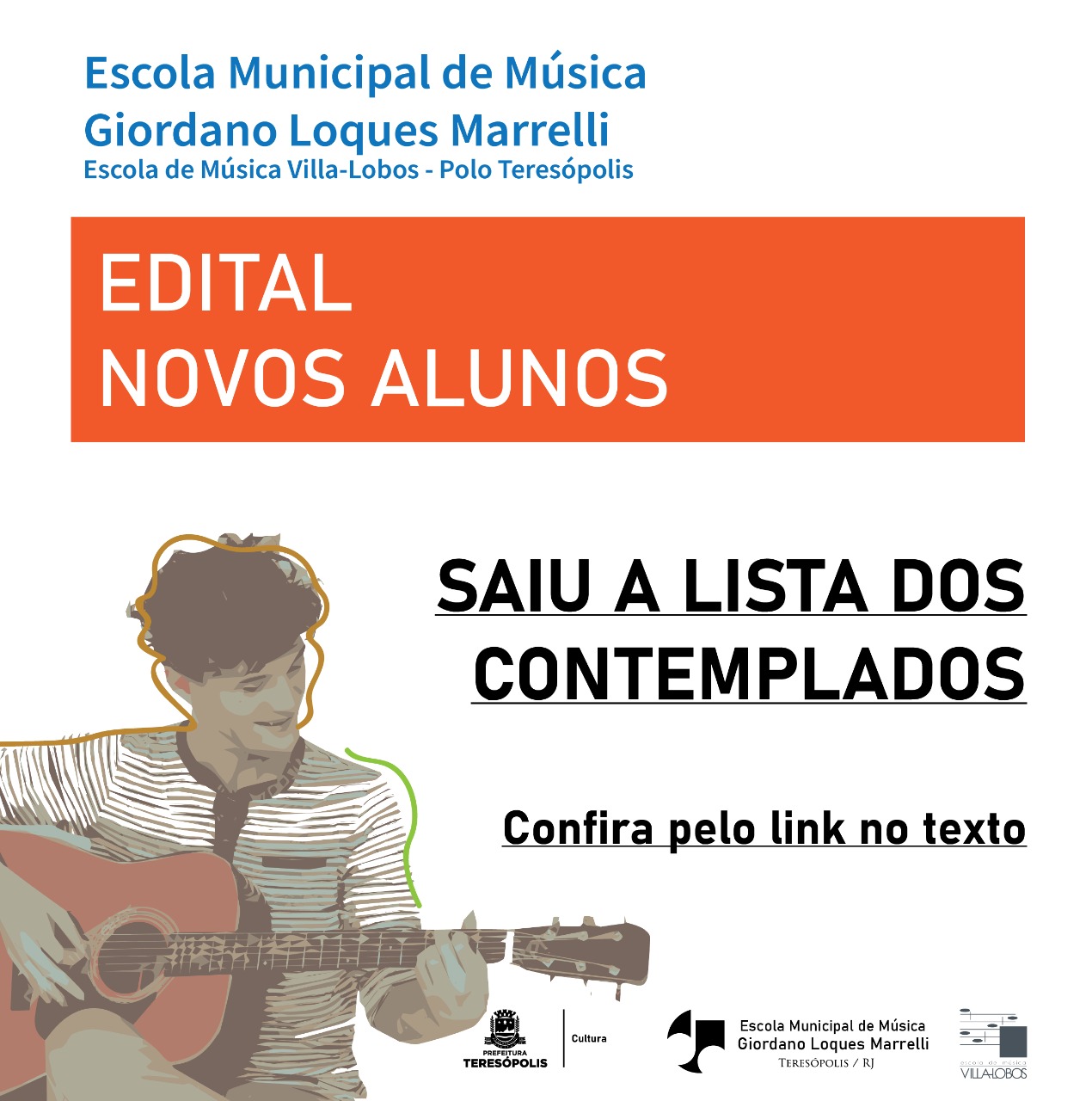 You are currently viewing Secretaria de Cultura libera a lista dos novos alunos da Escola de Música Villa-Lobos – Polo Teresópolis para o ano letivo de 2023