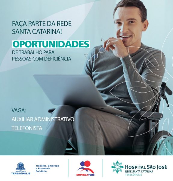 Leia mais sobre o artigo Parceria entre Prefeitura e Rede Santa Catarina/Hospital São José garante oferta de vaga de emprego para pessoas com deficiência
