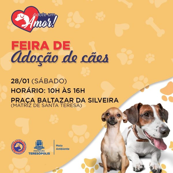 Leia mais sobre o artigo ‘Adote um Amor’: COPBEA realiza mais umaedição da feira de adoção de cães neste sábado, 28/01, na Praça Santa Teresa