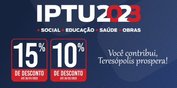 Leia mais sobre o artigo IPTU 2023: Teresópolis garante 15% de desconto para cota única paga até 30 de janeiro